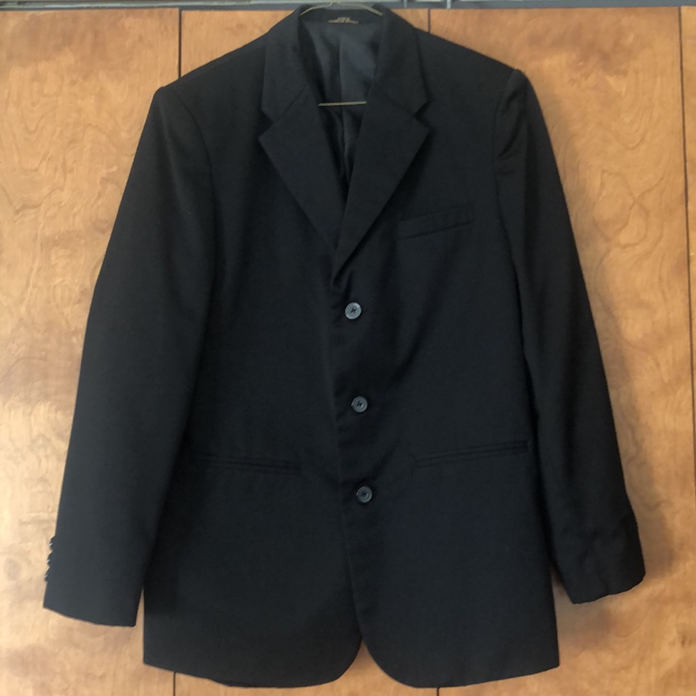 18Reg Black Sport coat  EUC  Arrow Separates❤️Like for price& shipping drop
